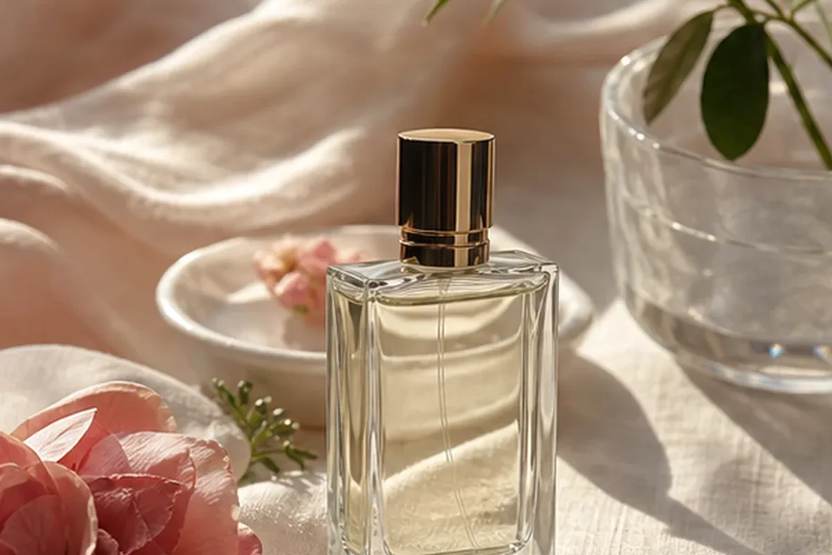 Authentische Beauty-Routine passend zum Thema Holziger Duft für einen eleganten Stil