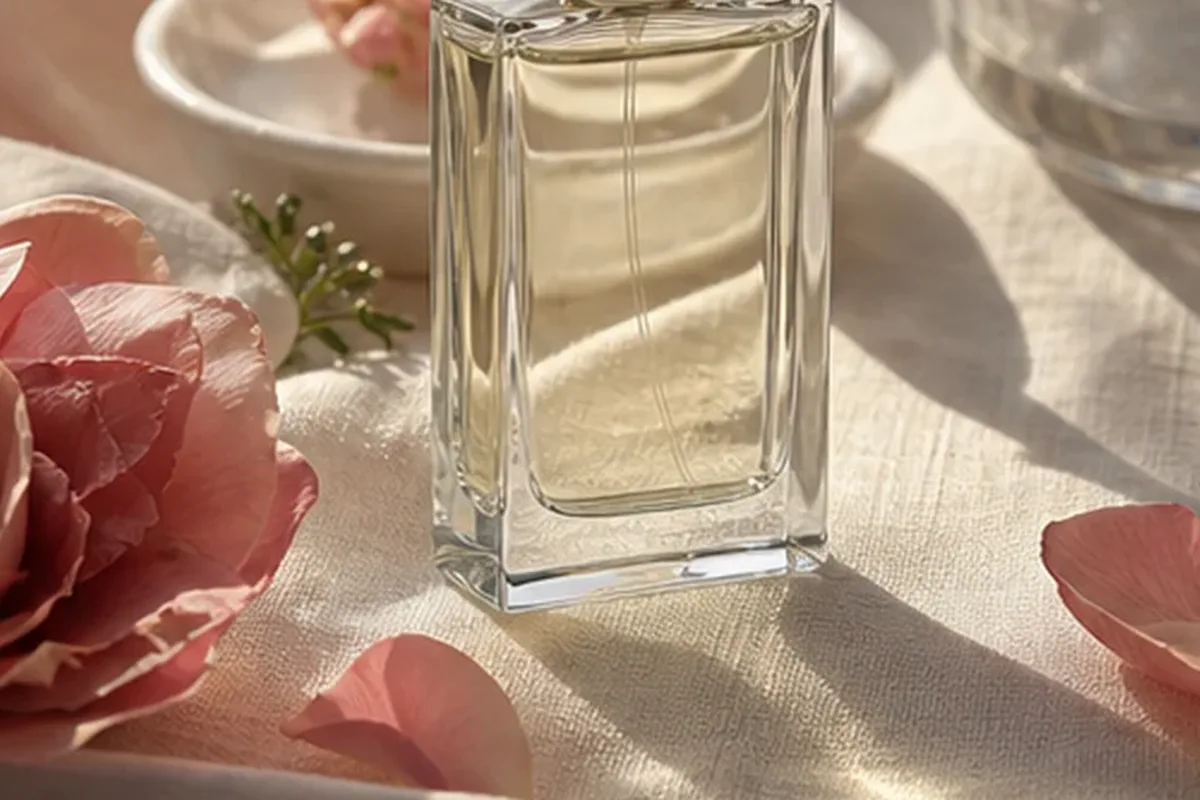 Authentischer Wohlfühlmoment passend zum Beauty-Thema Blumiger Duft mit langer Haltbarkeit