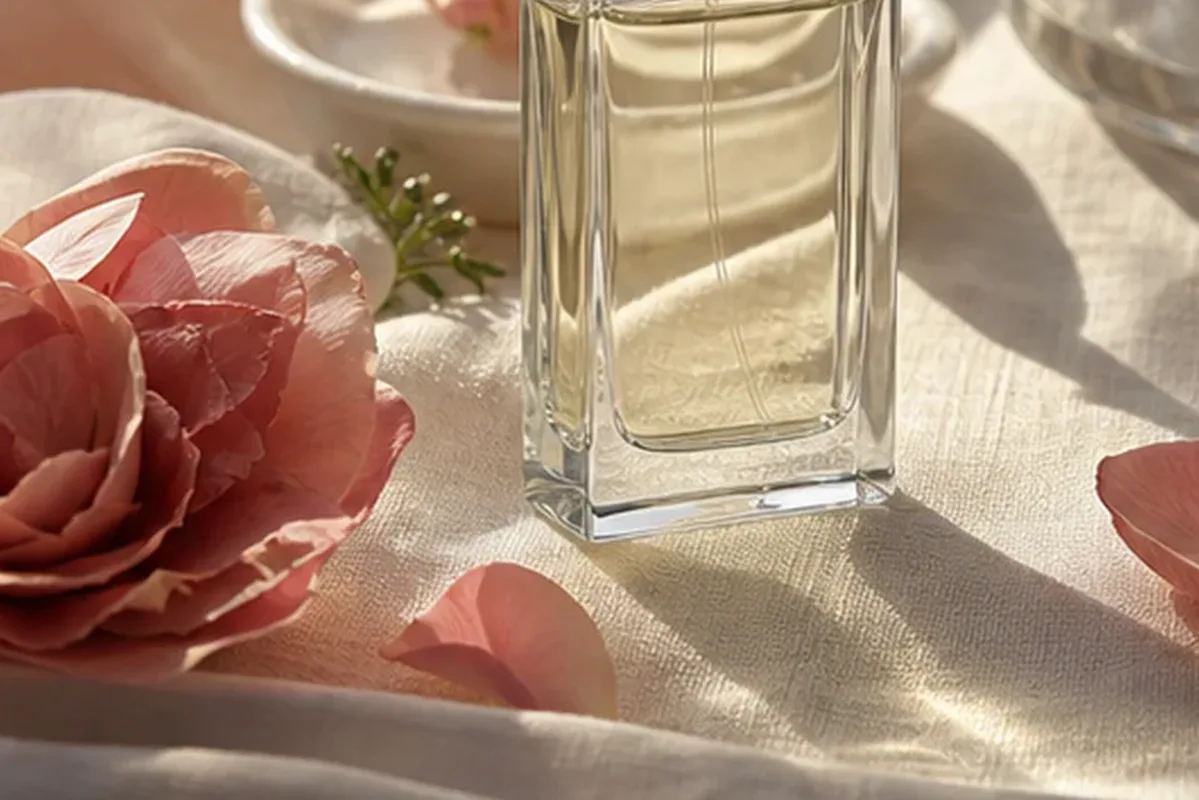 Authentischer Wohlfühlmoment passend zum Beauty-Thema Frischer Duft bei kleinem Budget