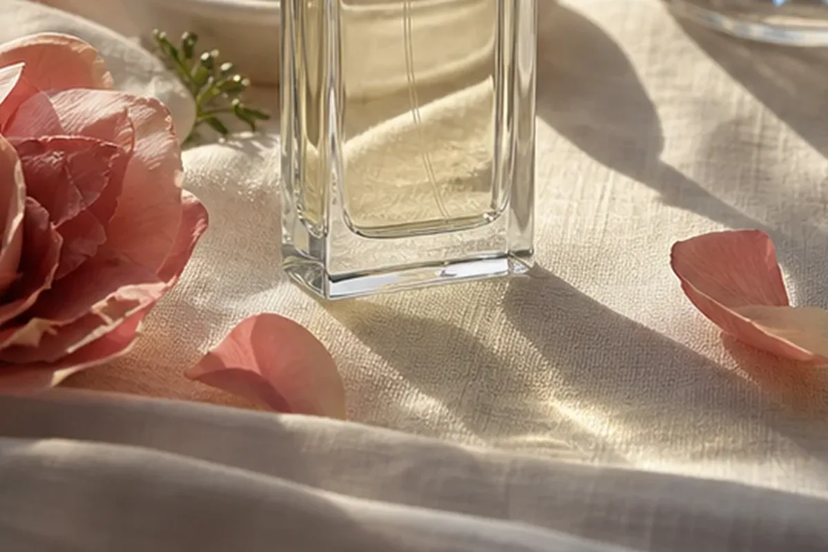 Authentischer Wohlfühlmoment passend zum Beauty-Thema Rosenduft bei kleinem Budget