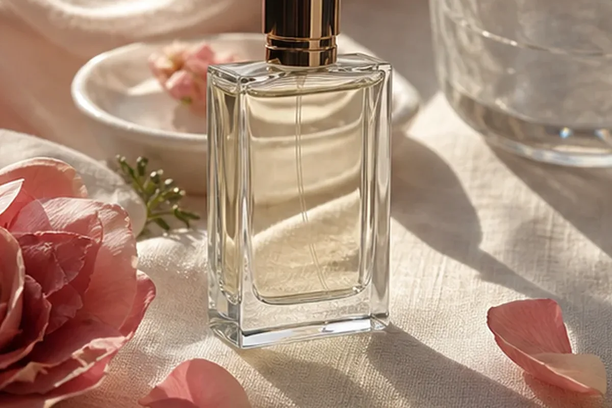 Authentischer Wohlfühlmoment passend zum Beauty-Thema Rosenduft für einen eleganten Stil