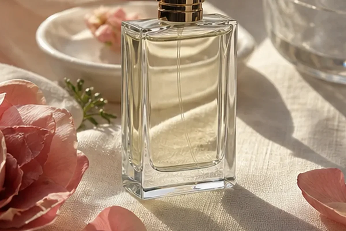 Authentischer Wohlfühlmoment passend zum Beauty-Thema Frischer Duft für einen eleganten Stil