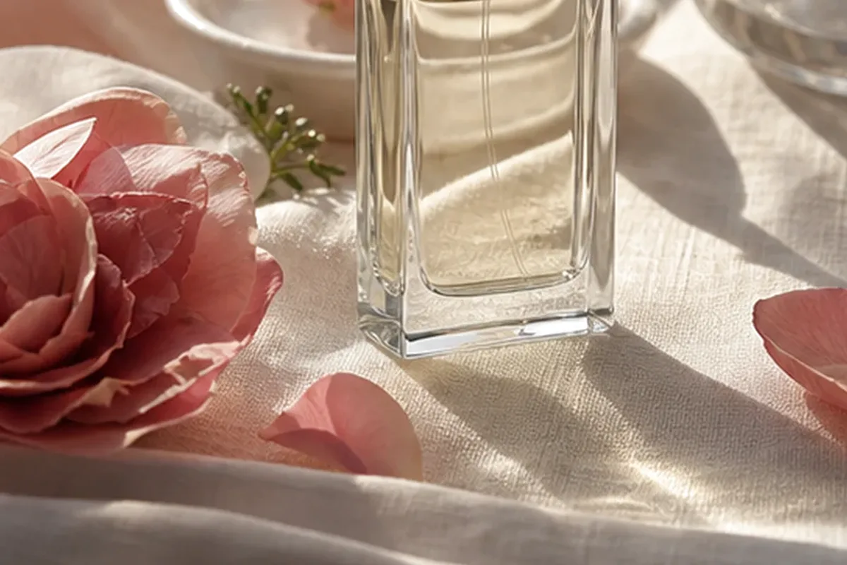 Redaktionelle Detailaufnahme zur Orientierung bei Rosenduft mit langer Haltbarkeit