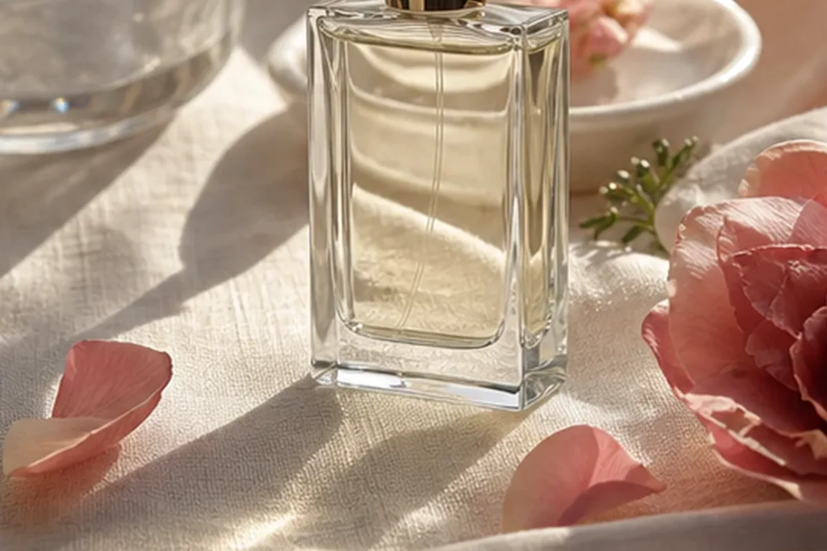 Emotionaler und authentischer Anwendungsmoment rund um Eau de Parfum bei warmem Wetter