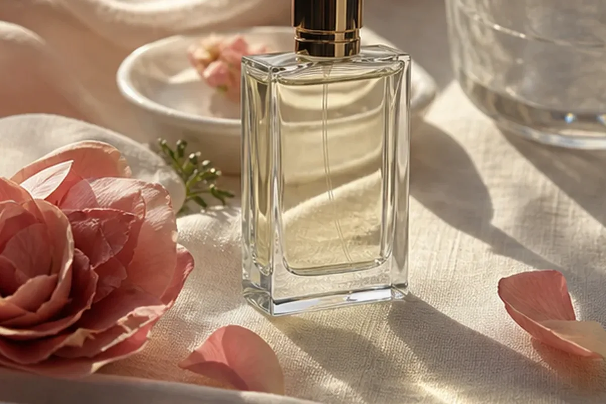 Hochwertige Beauty-Inszenierung zu Auswahlkriterien für Moschusduft für einen minimalistischen Stil