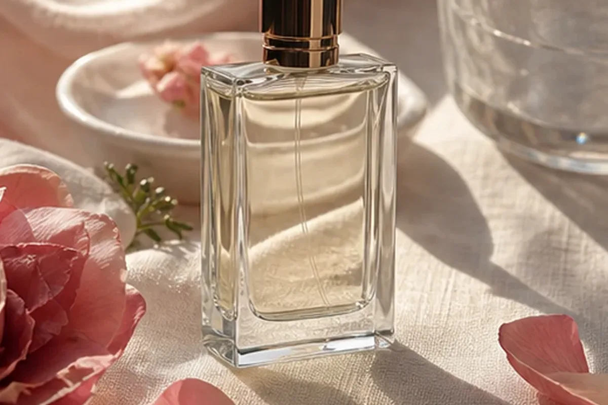 Hochwertige Beauty-Inszenierung zu Auswahlkriterien für Blumiger Duft mit langer Haltbarkeit