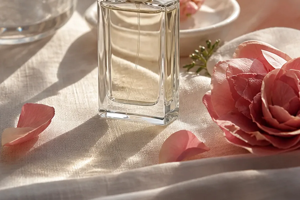 Redaktionelle Detailaufnahme zur Orientierung bei Eau de Toilette für sensible Nasen