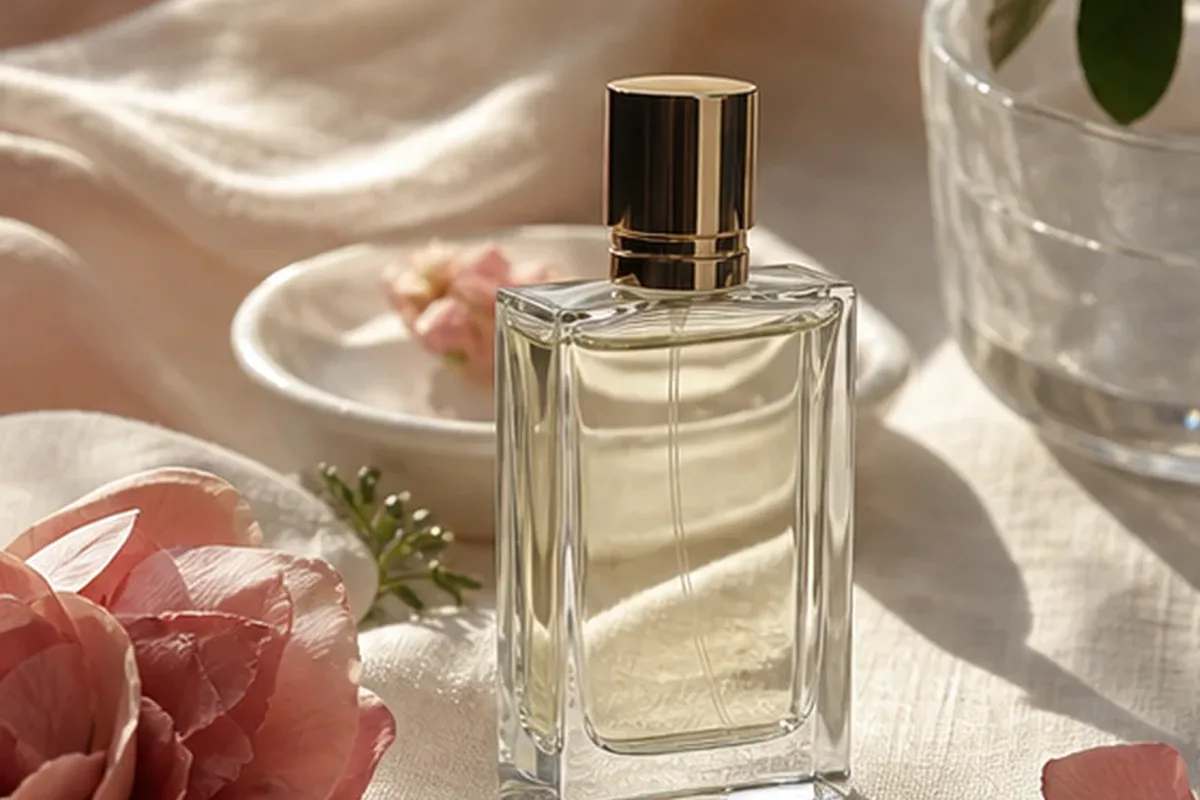 Emotionaler und authentischer Anwendungsmoment rund um Winterparfum mit langer Haltbarkeit