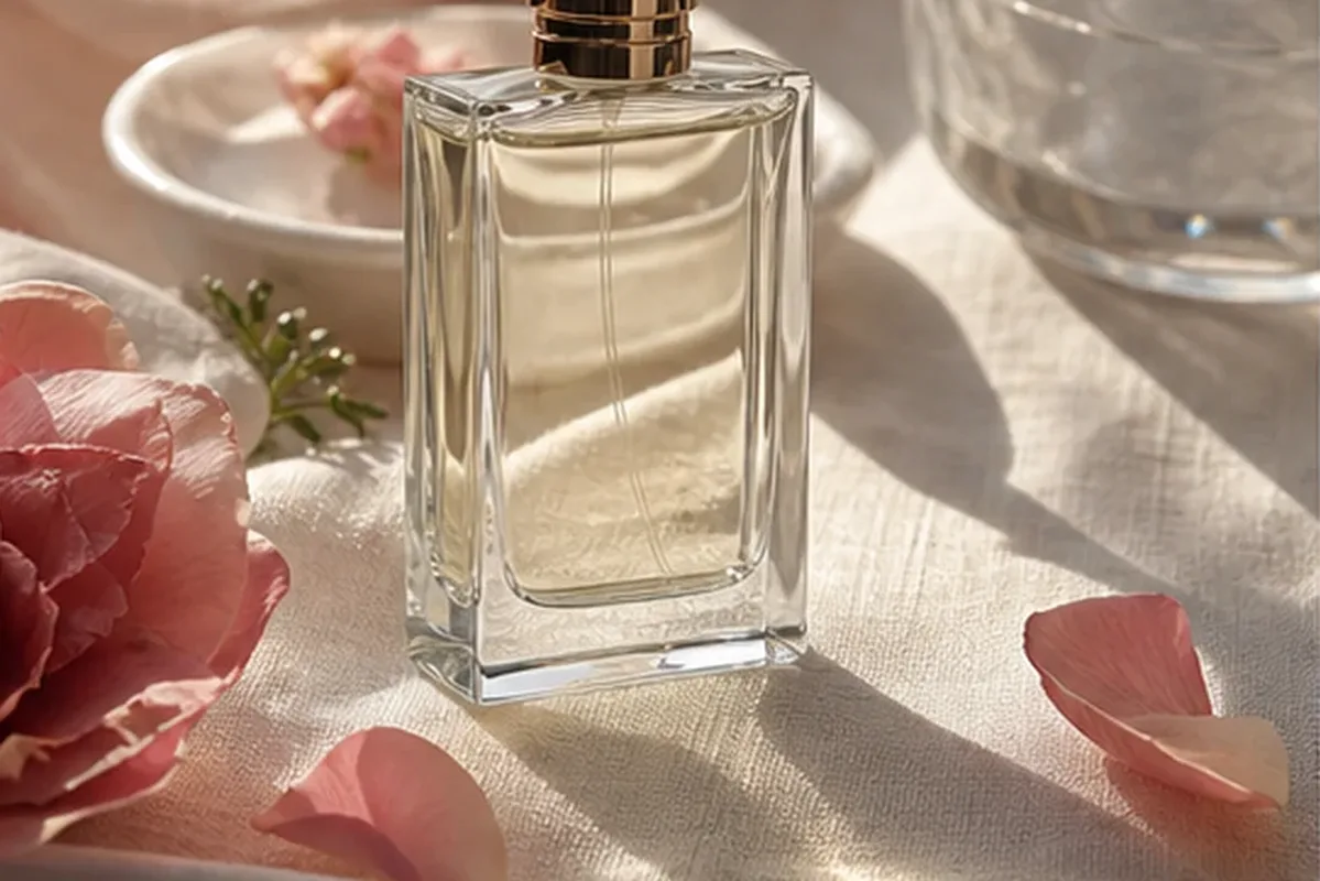 Hochwertige Beauty-Inszenierung zu Auswahlkriterien für Eau de Parfum für Duftanfänger