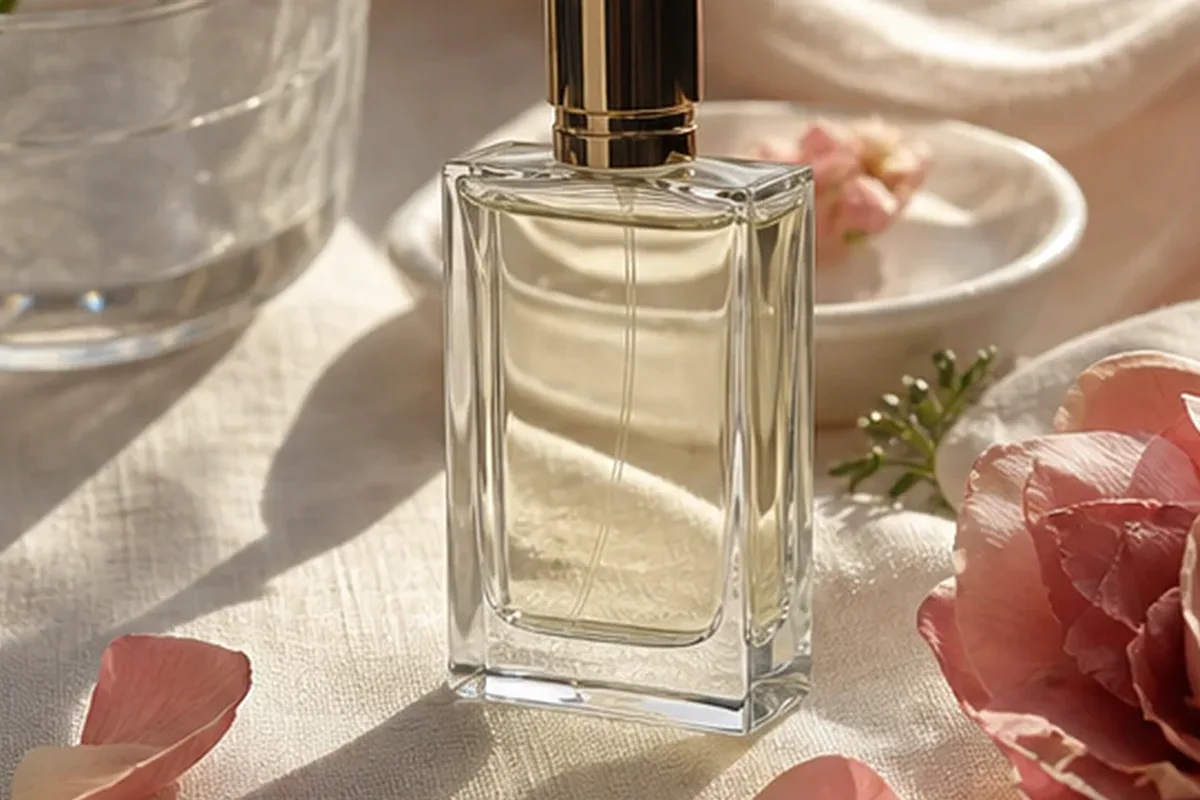 Hochwertige Beauty-Inszenierung zu Auswahlkriterien für Blumiger Duft für Duftanfänger