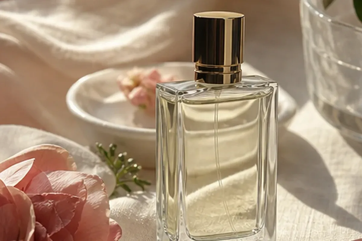 Authentische Beauty-Routine passend zum Thema Rosenduft bei warmem Wetter