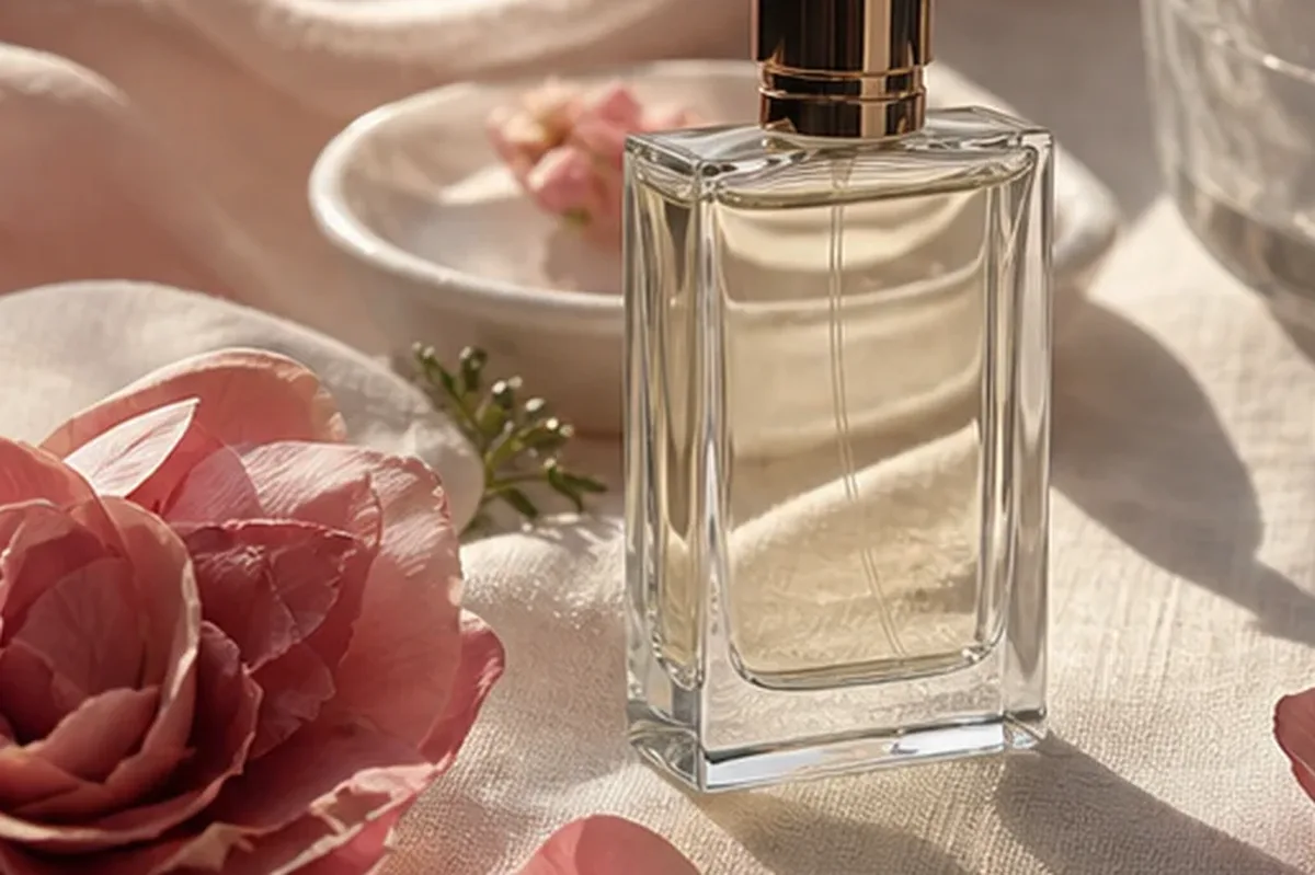 Redaktioneller Beauty-Moment zur Ausgangslage bei Eau de Parfum für einen eleganten Stil