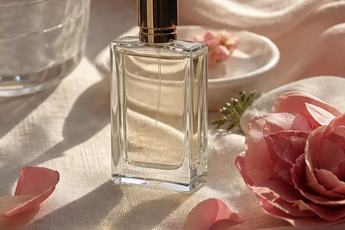 Authentischer Wohlfühlmoment passend zum Beauty-Thema Blumiger Duft für Duftanfänger