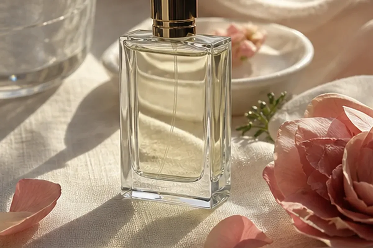 Authentische Beauty-Routine passend zum Thema Blumiger Duft für einen minimalistischen Stil