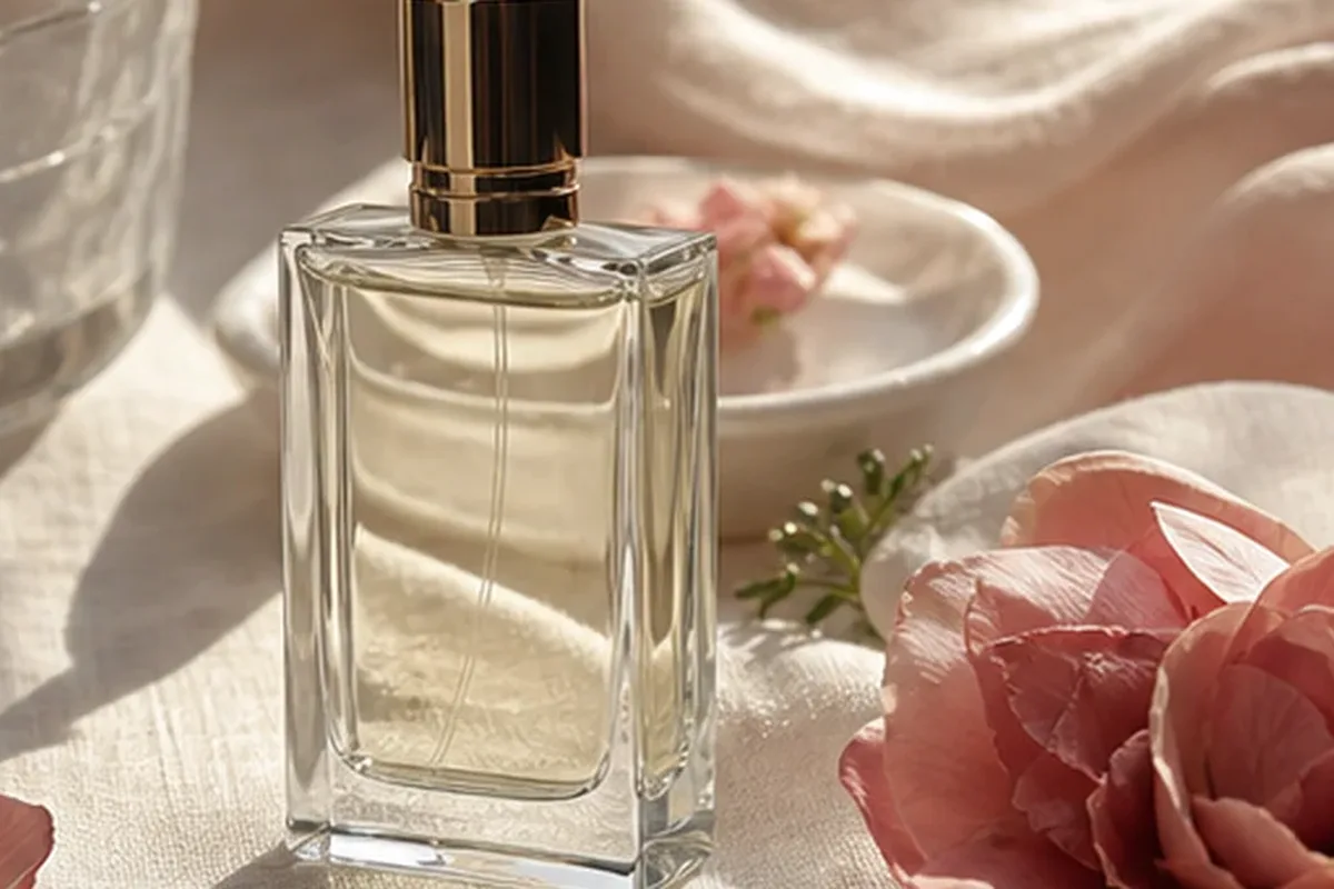 Hochwertige Beauty-Inszenierung zu Auswahlkriterien für Winterparfum für sensible Nasen
