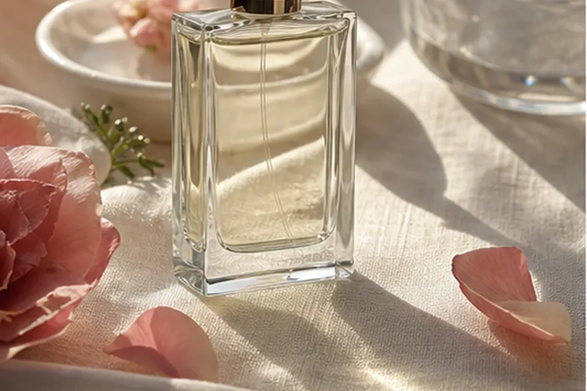 Emotionaler und authentischer Anwendungsmoment rund um Eau de Toilette bei kleinem Budget