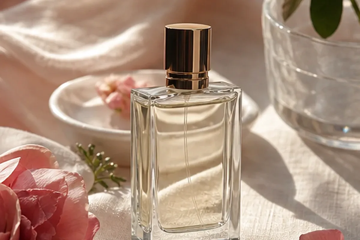 Hochwertige Beauty-Inszenierung zu Auswahlkriterien für Eau de Toilette für sensible Nasen