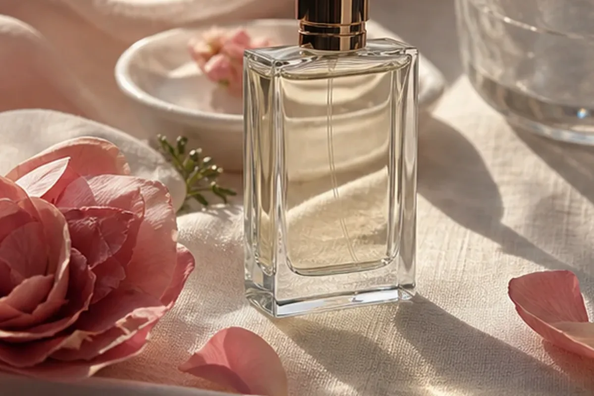 Redaktioneller Beauty-Moment zur Ausgangslage bei Büroduft mit langer Haltbarkeit