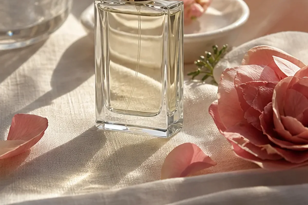 Authentische Beauty-Routine passend zum Thema Blumiger Duft bei warmem Wetter
