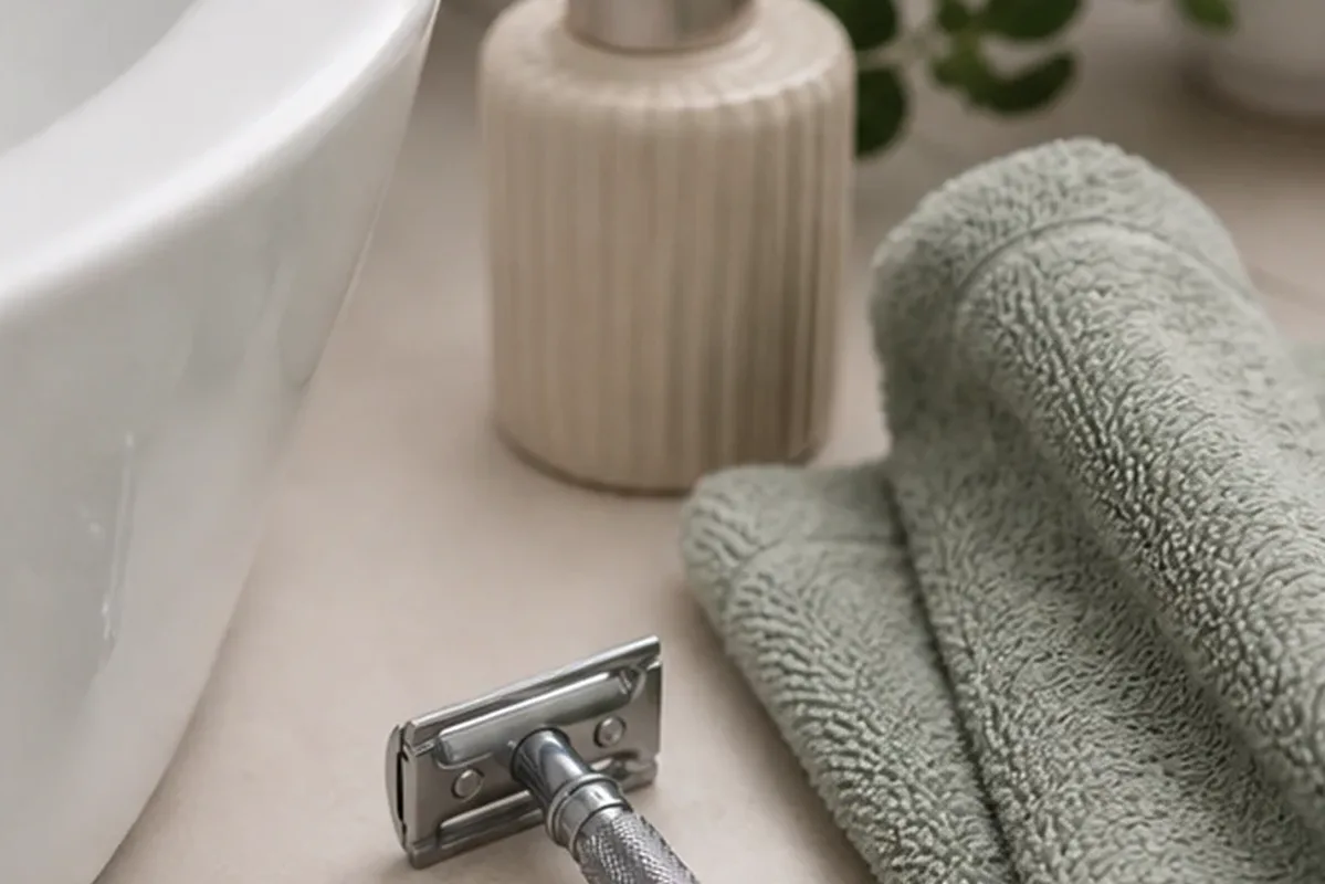Redaktionelle Detailaufnahme zur Orientierung bei Männer-Shampoo für empfindliche Haut