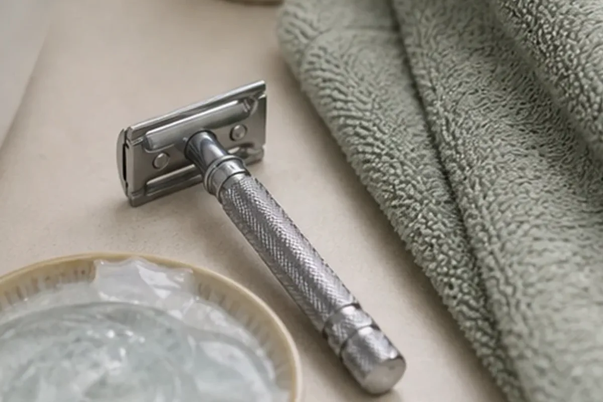Hochwertige Beauty-Inszenierung zu Auswahlkriterien für Enthaarungscreme für die Bikinizone
