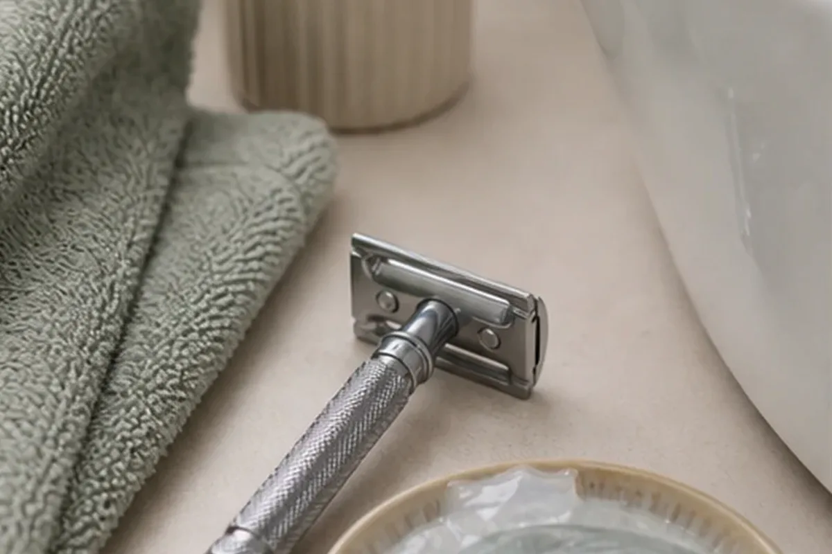 Redaktionelle Detailaufnahme zur Orientierung bei Waxing-Set für feine Haare