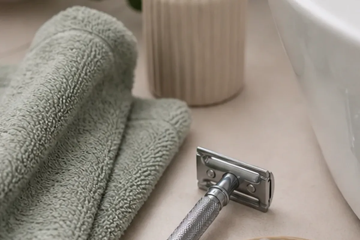 Hochwertige Beauty-Inszenierung zu Auswahlkriterien für IPL-Gerät bei eingewachsenen Haaren