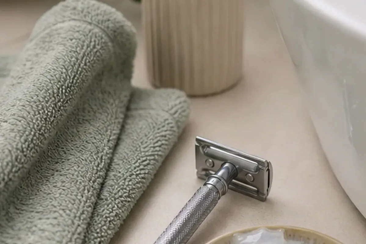 Hochwertige Beauty-Inszenierung zu Auswahlkriterien für Bartshampoo für trockene Haut