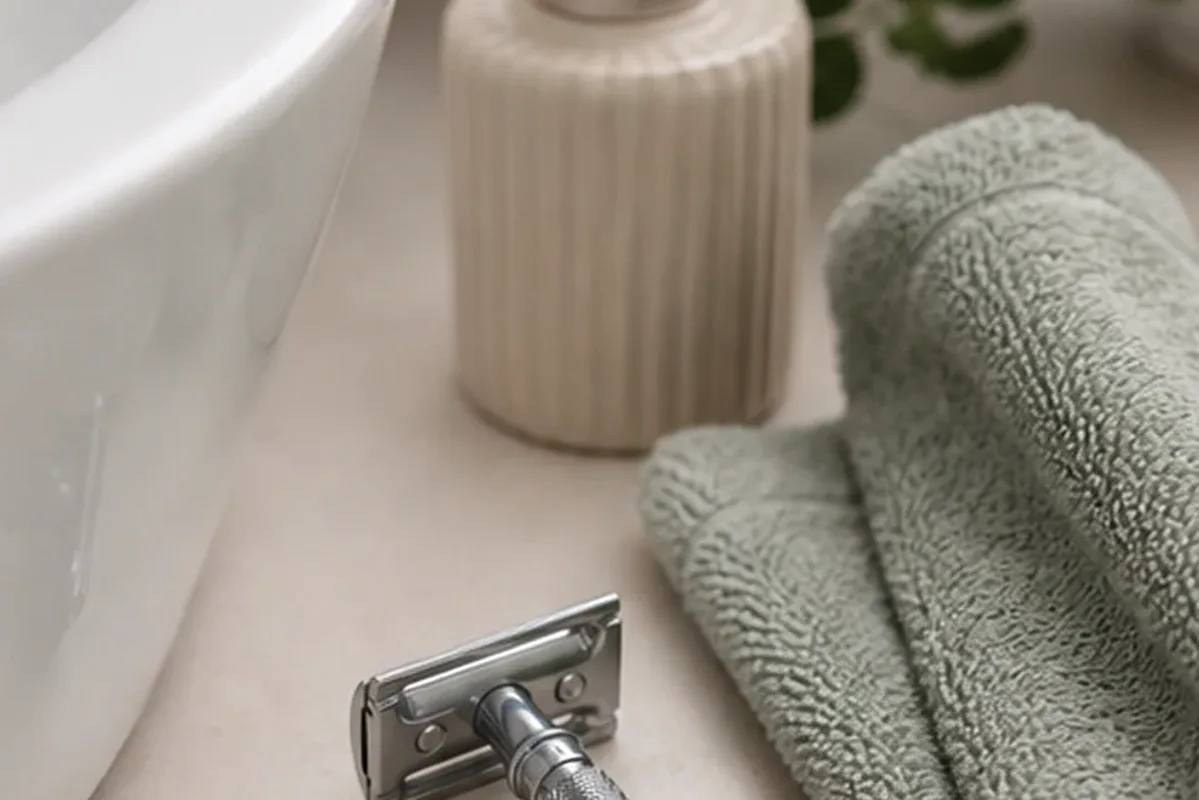 Hochwertige Beauty-Inszenierung zu Auswahlkriterien für After-Shave-Pflege für empfindliche Haut