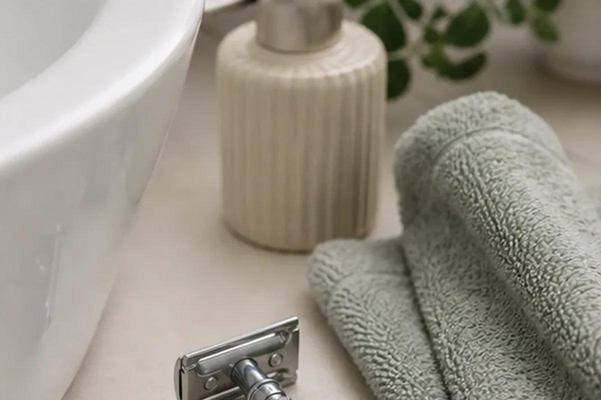 Hochwertige Beauty-Inszenierung zu Auswahlkriterien für Kopfhautpflege für fettige Haut
