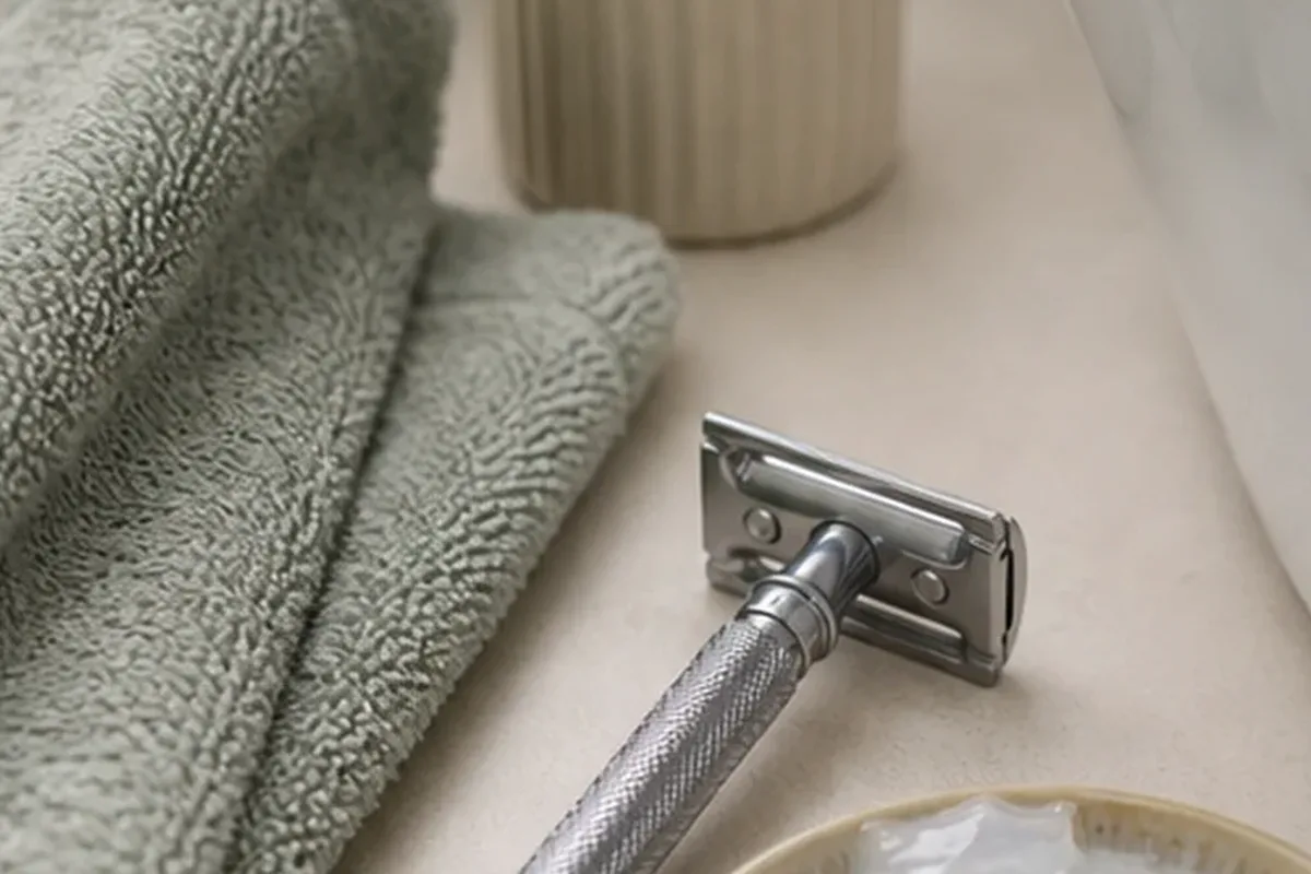 Hochwertige Beauty-Inszenierung zu Auswahlkriterien für Waxing-Set bei eingewachsenen Haaren