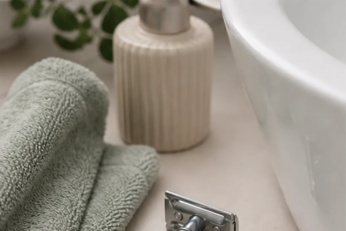 Hochwertige Beauty-Inszenierung zu Auswahlkriterien für Bartöl für empfindliche Haut