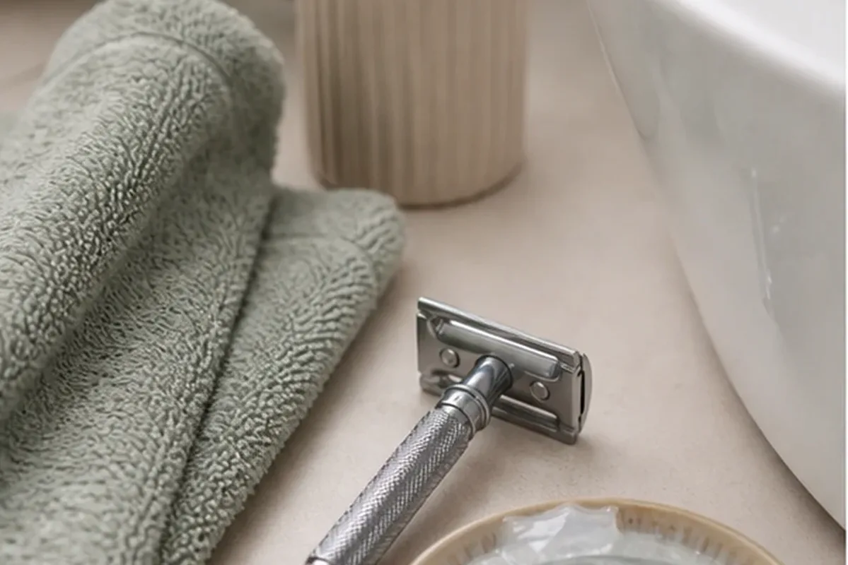 Redaktionelle Detailaufnahme zur Orientierung bei Sugaring-Paste für dunkle Haare