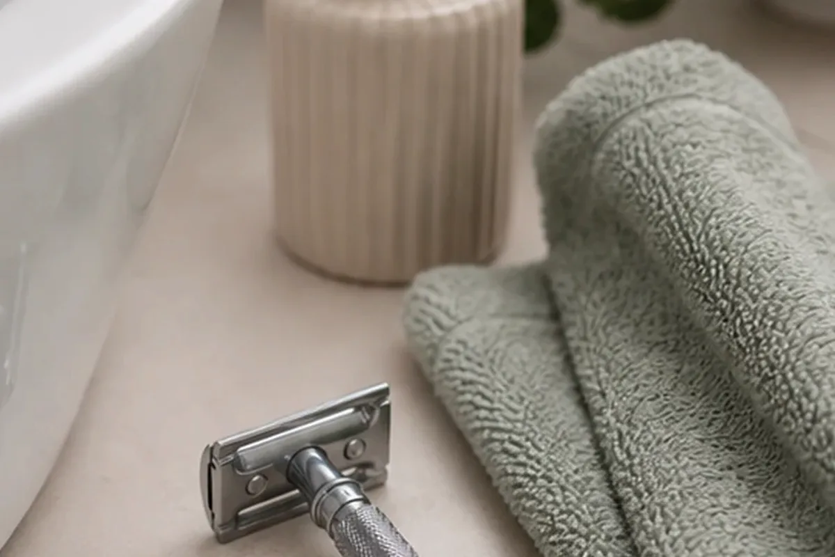 Hochwertige Beauty-Inszenierung zu Auswahlkriterien für Rasierhobel für dunkle Haare