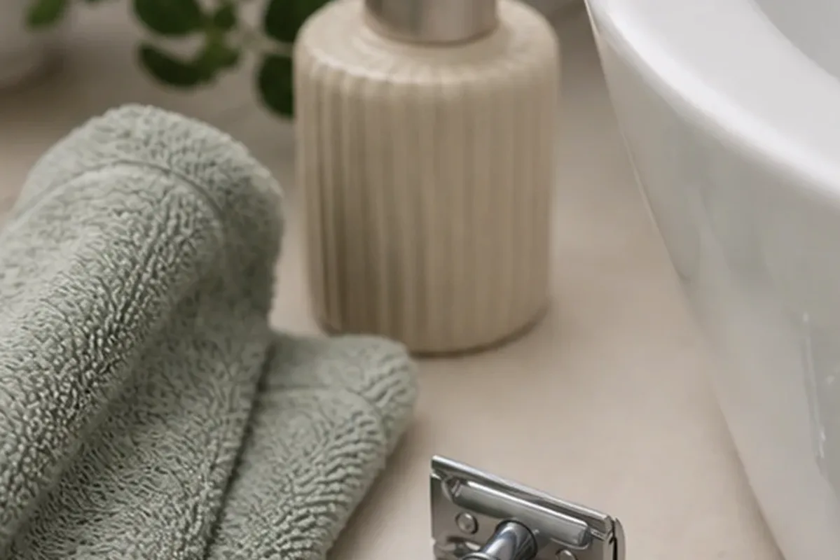 Hochwertige Beauty-Inszenierung zu Auswahlkriterien für Body-Trimmer bei eingewachsenen Haaren