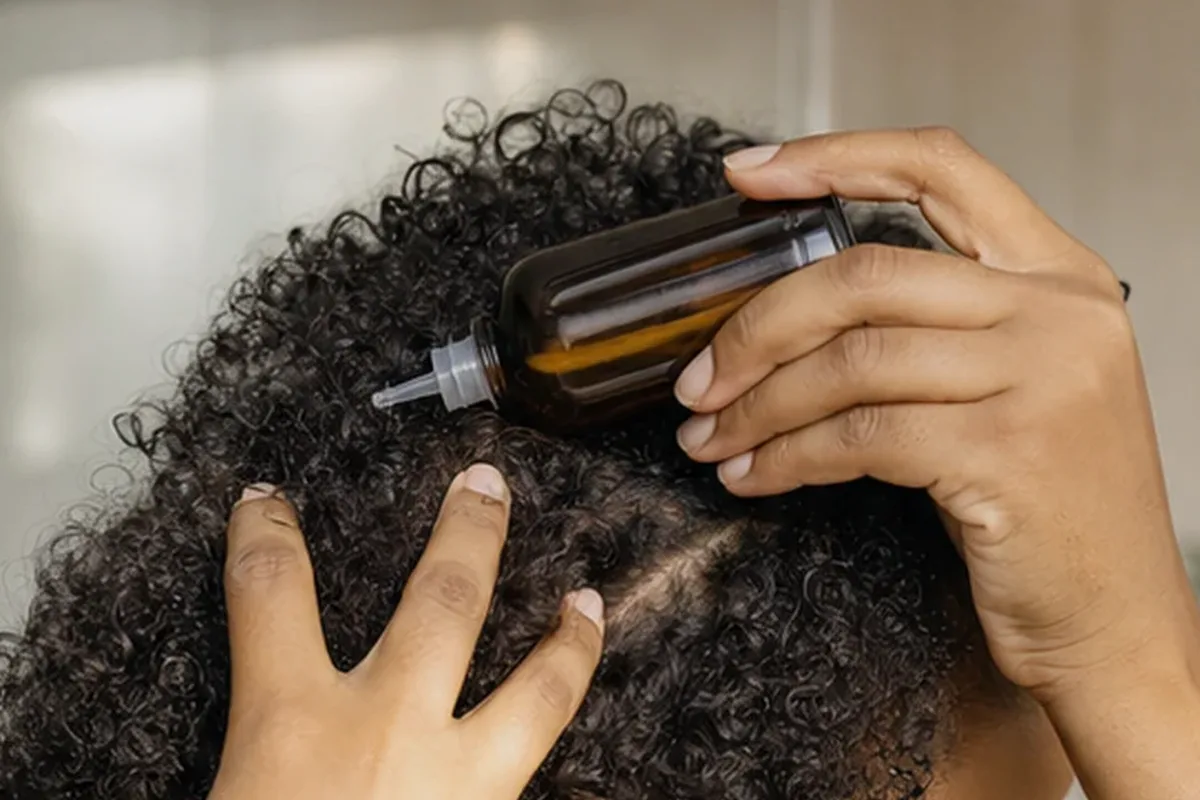 Authentische Beauty-Routine passend zum Thema Silbershampoo für trockenes Haar
