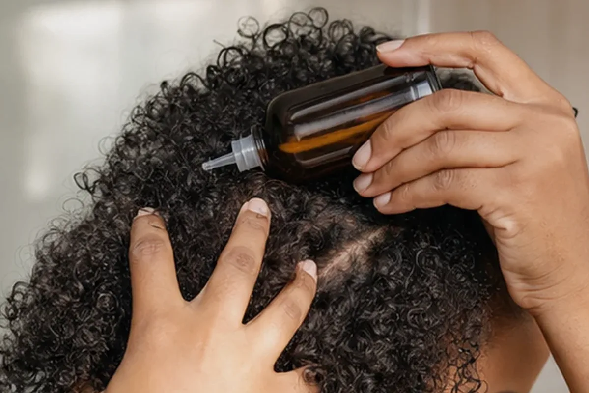 Authentische Beauty-Routine passend zum Thema Haarbürste für feines Haar