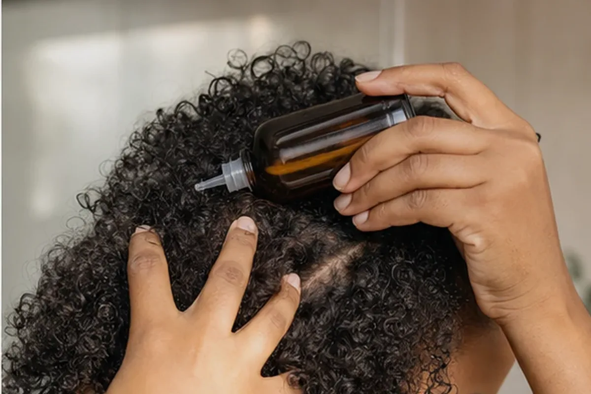 Redaktioneller Beauty-Moment zur Ausgangslage bei Haarmaske für empfindliche Kopfhaut