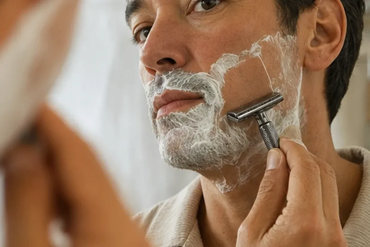 Authentische Beauty-Routine passend zum Thema Rasierhobel für die Bikinizone