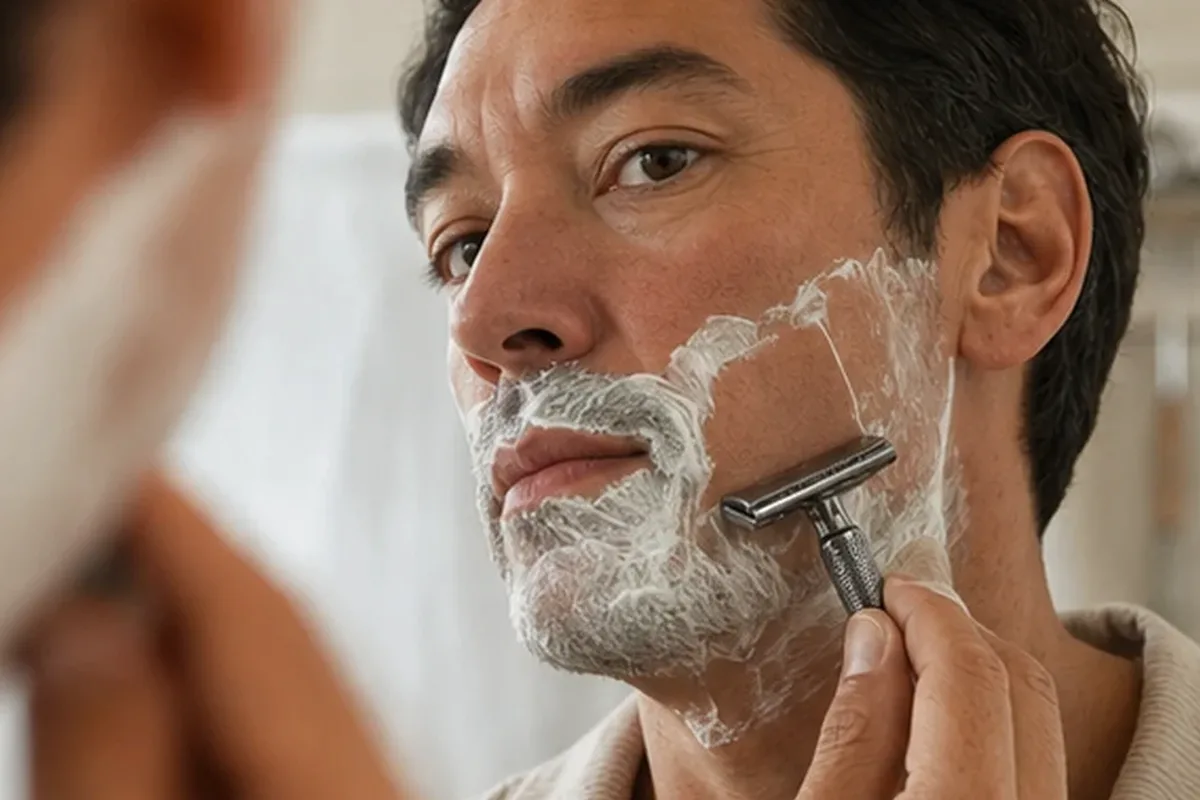 Authentischer Wohlfühlmoment passend zum Beauty-Thema Epilierer für langanhaltende Glätte