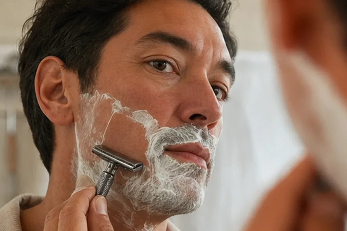 Authentische Beauty-Routine passend zum Thema Männer-Deodorant für fettige Haut