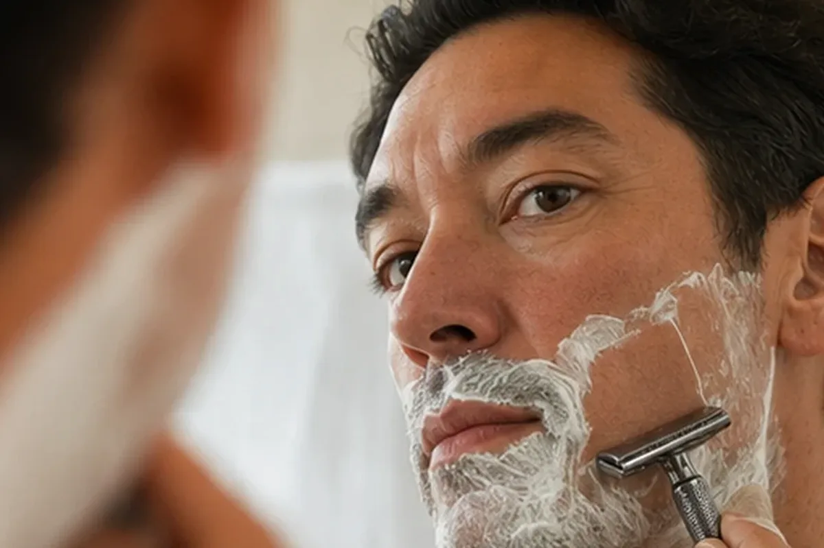 Authentische Beauty-Routine passend zum Thema Männer-Gesichtscreme für empfindliche Haut