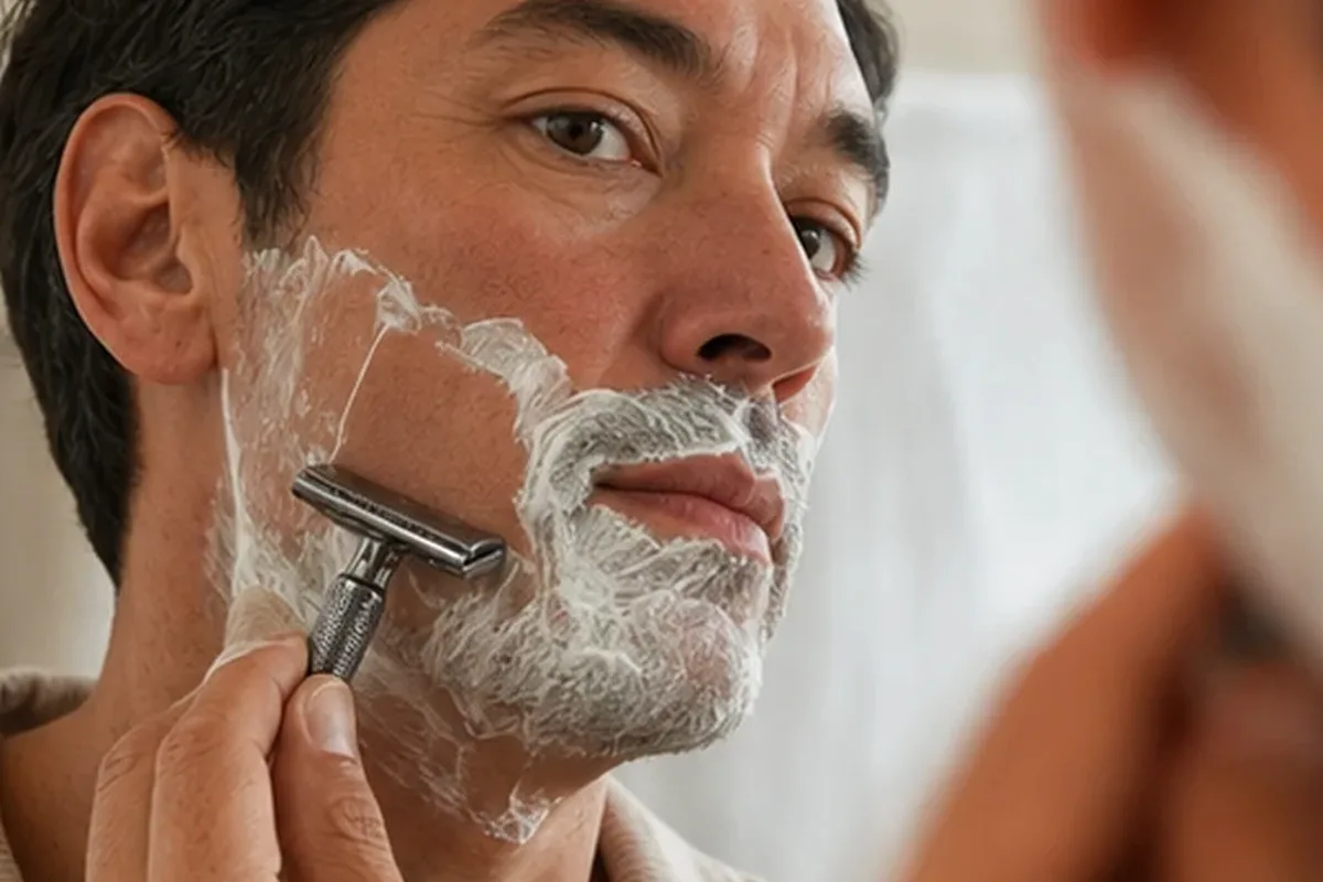 Authentischer Wohlfühlmoment passend zum Beauty-Thema Enthaarungscreme bei eingewachsenen Haaren