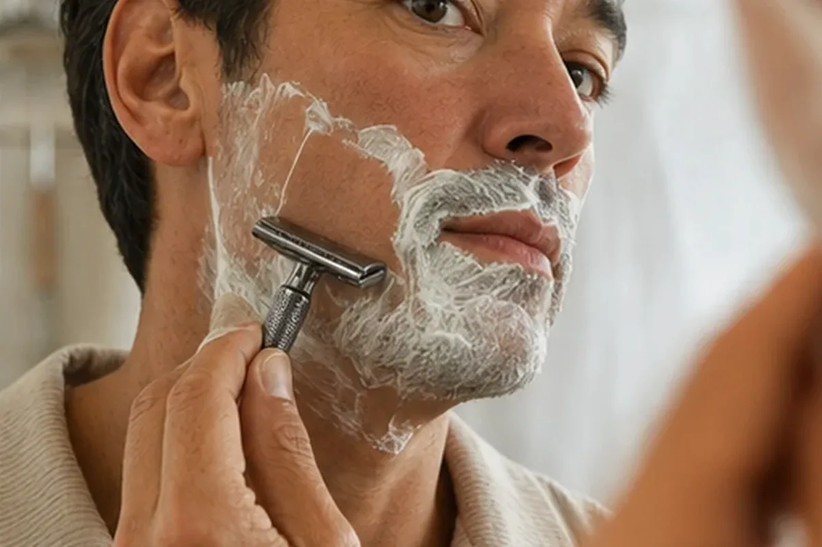 Authentischer Wohlfühlmoment passend zum Beauty-Thema Bikinizonen-Trimmer bei eingewachsenen Haaren