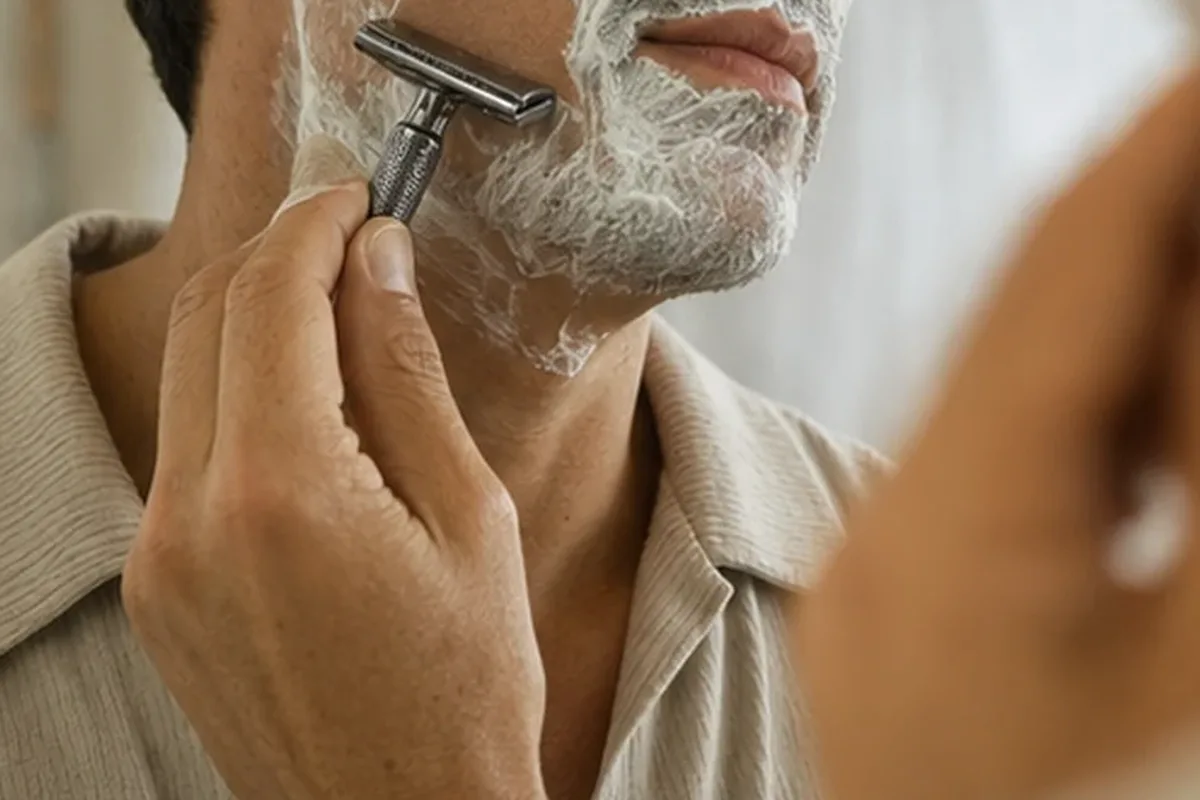 Authentischer Wohlfühlmoment passend zum Beauty-Thema Epilierer für die Bikinizone