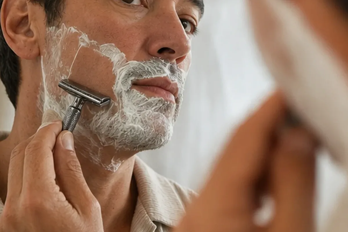 Emotionaler und authentischer Anwendungsmoment rund um Augenbrauen-Trimmer für eine schnelle Anwendung