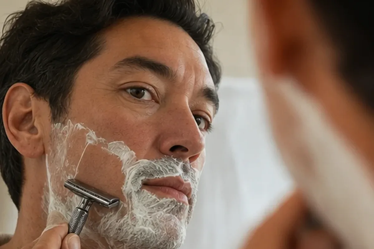 Authentische Beauty-Routine passend zum Thema Elektrorasierer oder Nassrasierer?