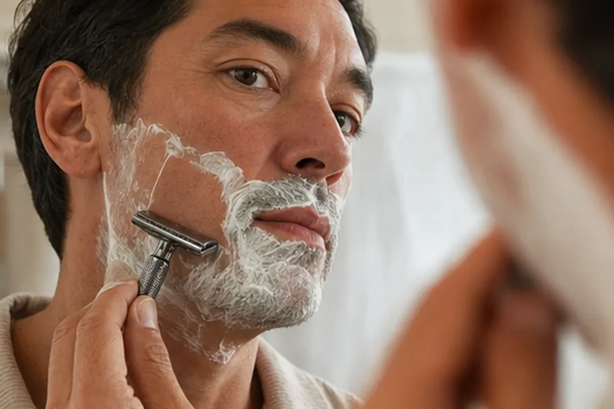 Authentische Beauty-Routine passend zum Thema Rasierschaum bei Rasurbrand