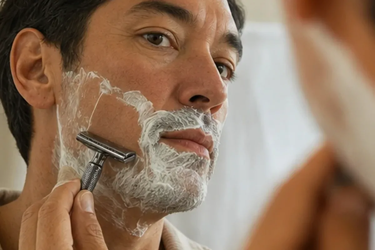 Hochwertige Beauty-Inszenierung zu Auswahlkriterien für Männer-Shampoo für empfindliche Haut