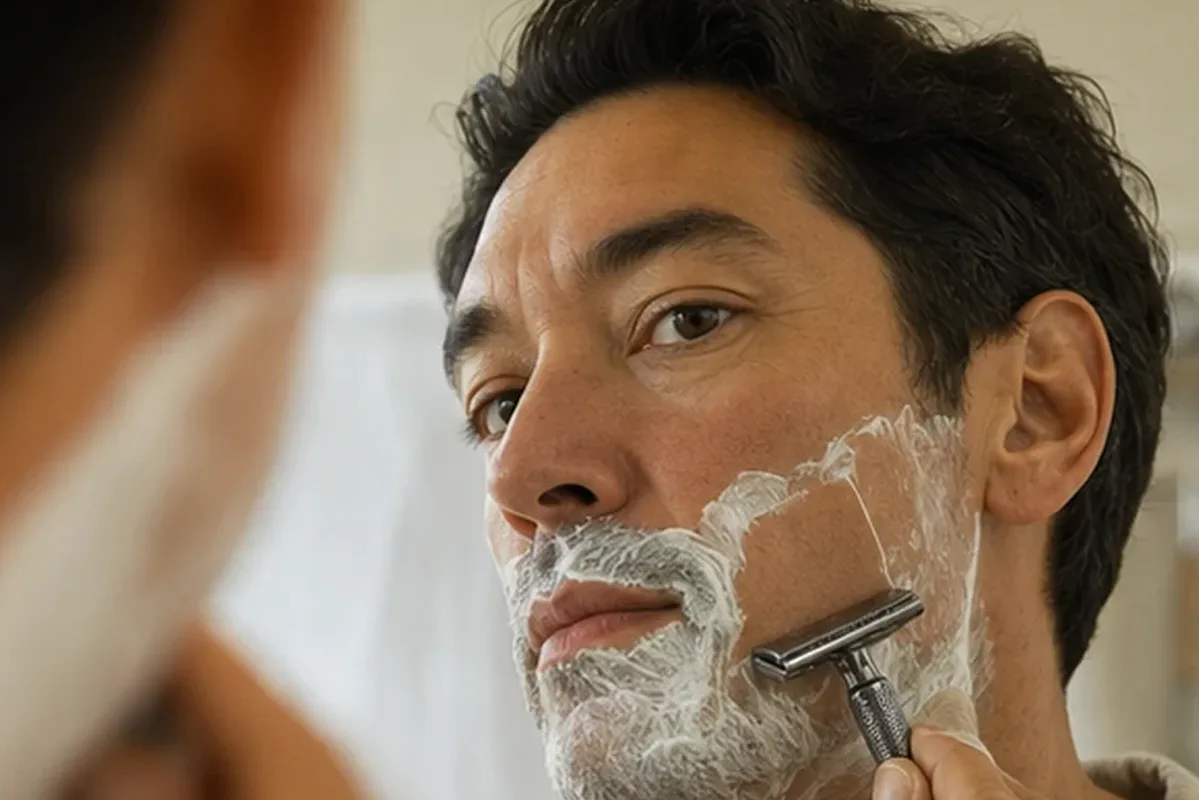 Authentische Beauty-Routine passend zum Thema After Shave für einen dichten Bart